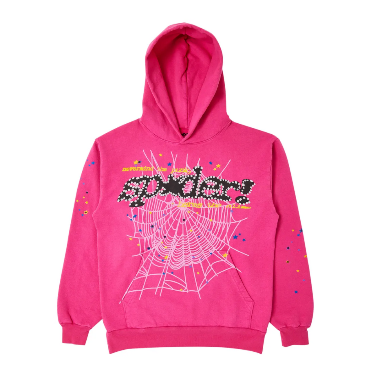 pink spider hoodie